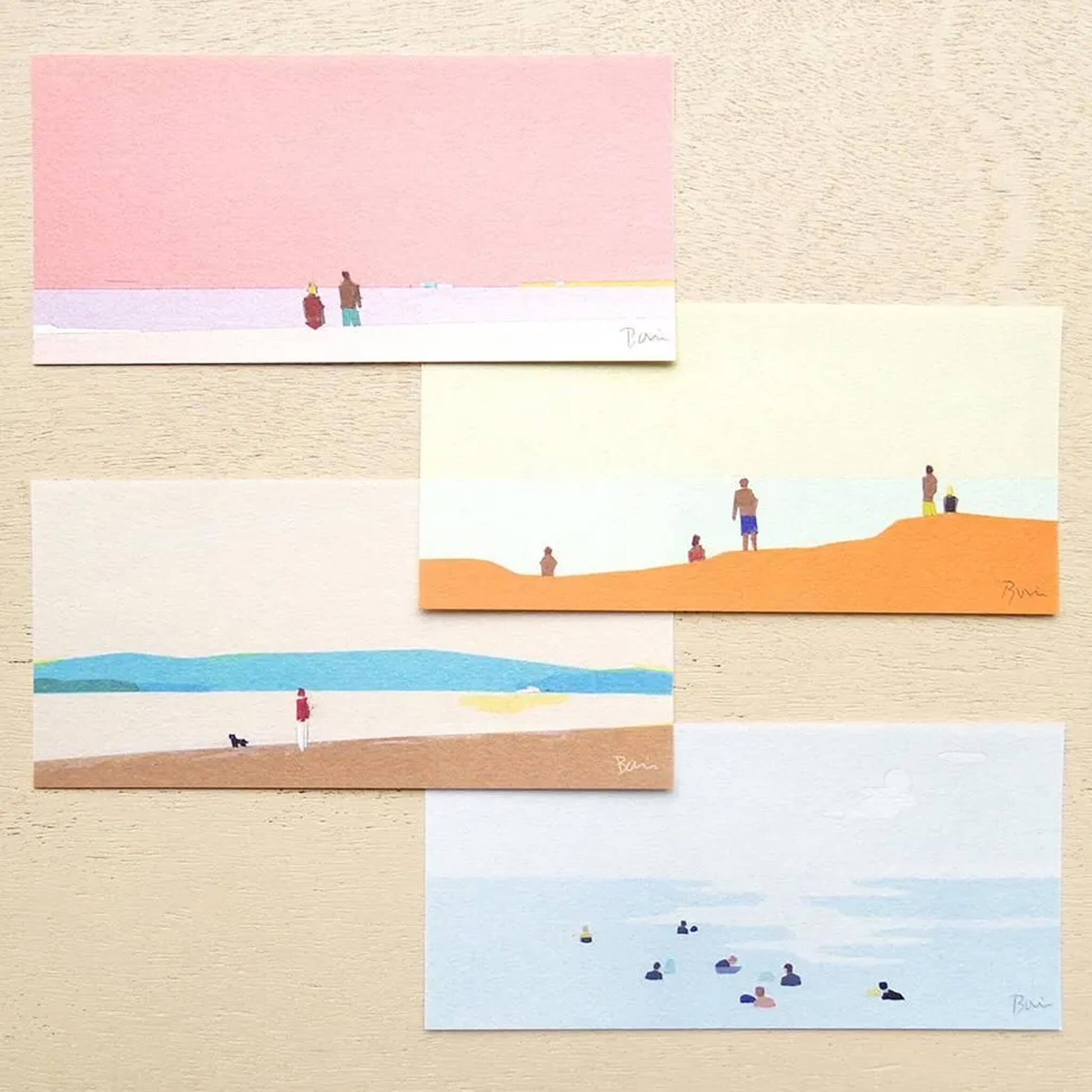 Cozyca Ippitsusen Letter Pad - Seaside - Ippitsusen
