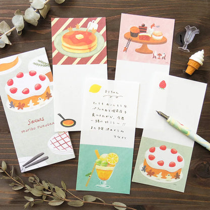 Cozyca Ippitsusen Letter Pad - Sweets - Ippitsusen