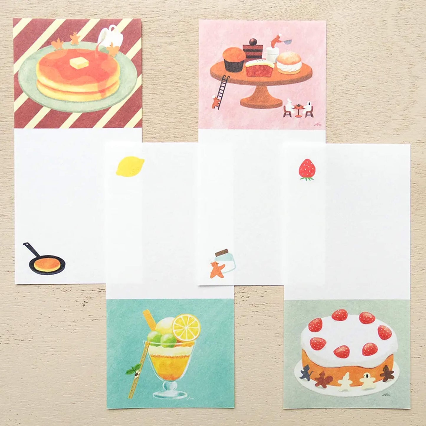 Cozyca Ippitsusen Letter Pad - Sweets - Ippitsusen