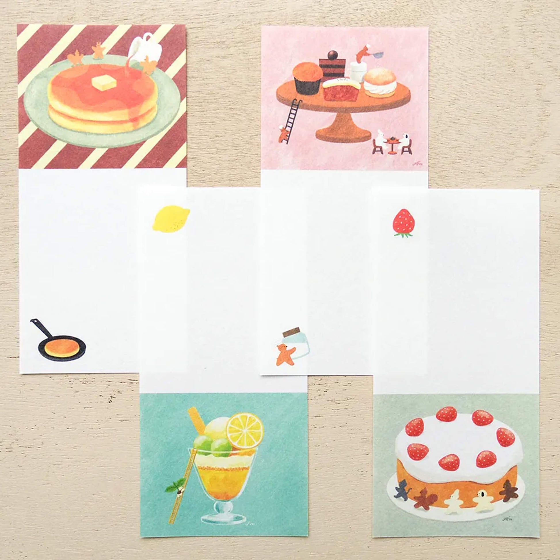 Cozyca Ippitsusen Letter Pad - Sweets - Ippitsusen