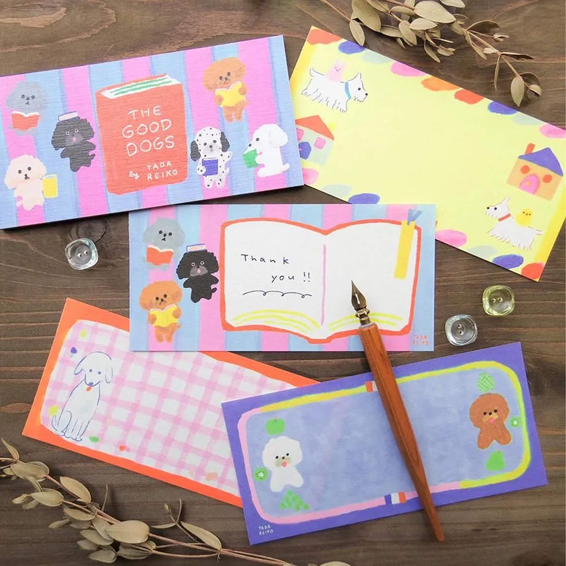 Cozyca Ippitsusen Letter Pad - The Good Dogs - Ippitsusen