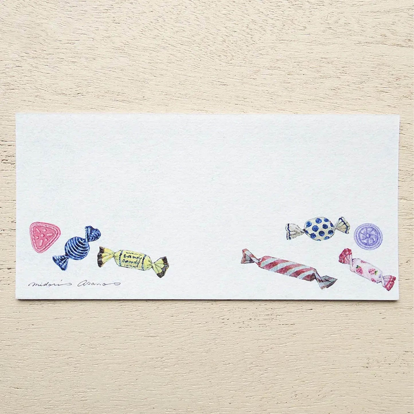 Cozyca Ippitsusen Letter Pad - Three O'clock - Ippitsusen