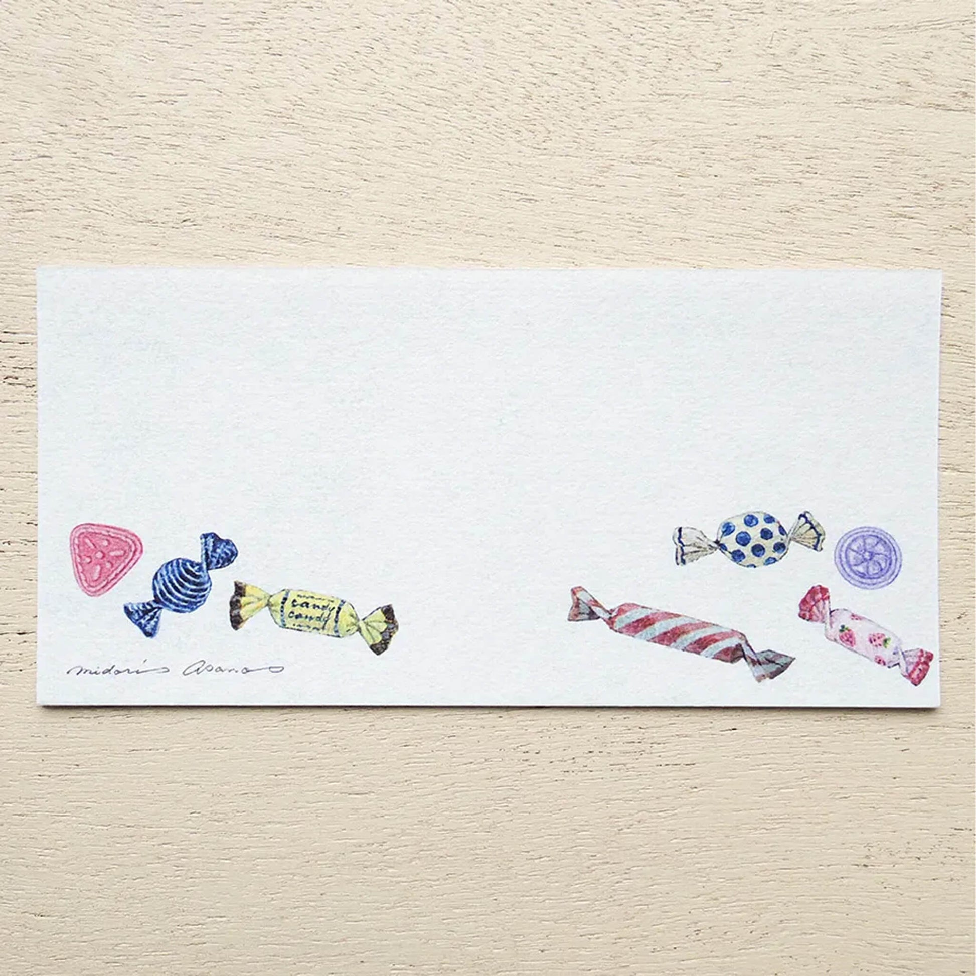 Cozyca Ippitsusen Letter Pad - Three O'clock - Ippitsusen
