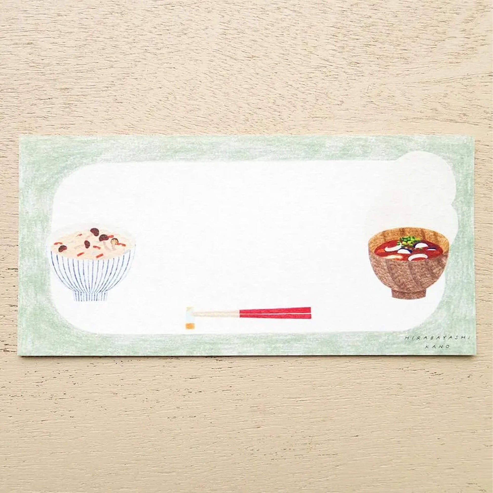 Cozyca Ippitsusen Letter Pad - WASHOKU - Ippitsusen