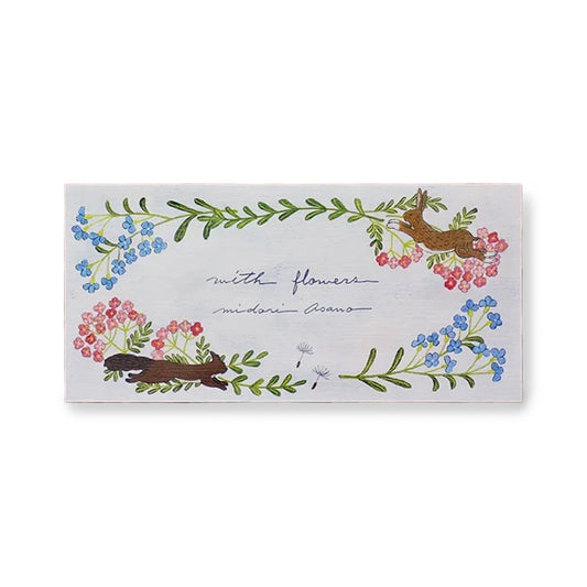 Cozyca Ippitsusen Letter Pad - With Flowers - Ippitsusen