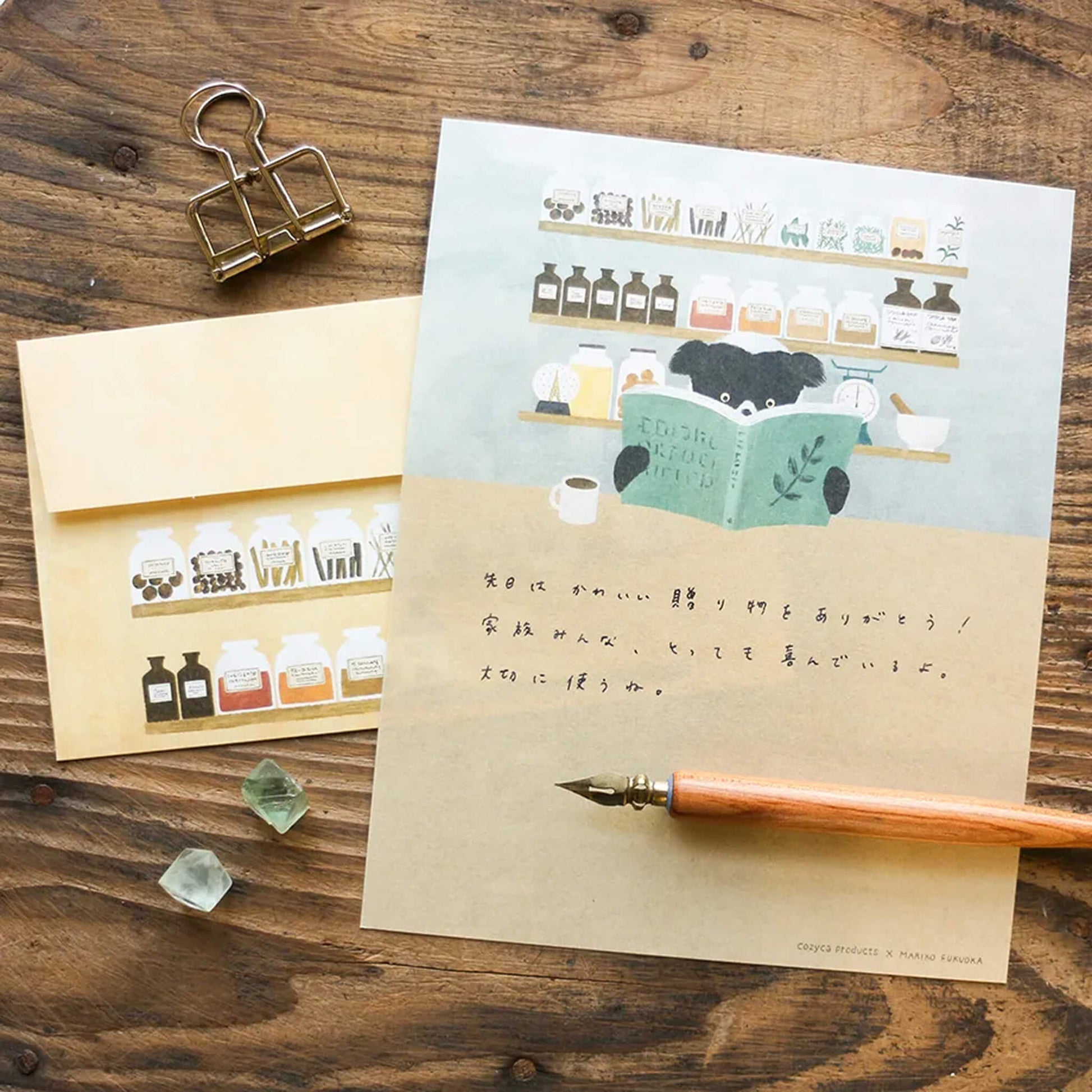 Cozyca Letter Set - Indri’s Pharmacy - Letter Writing Sets