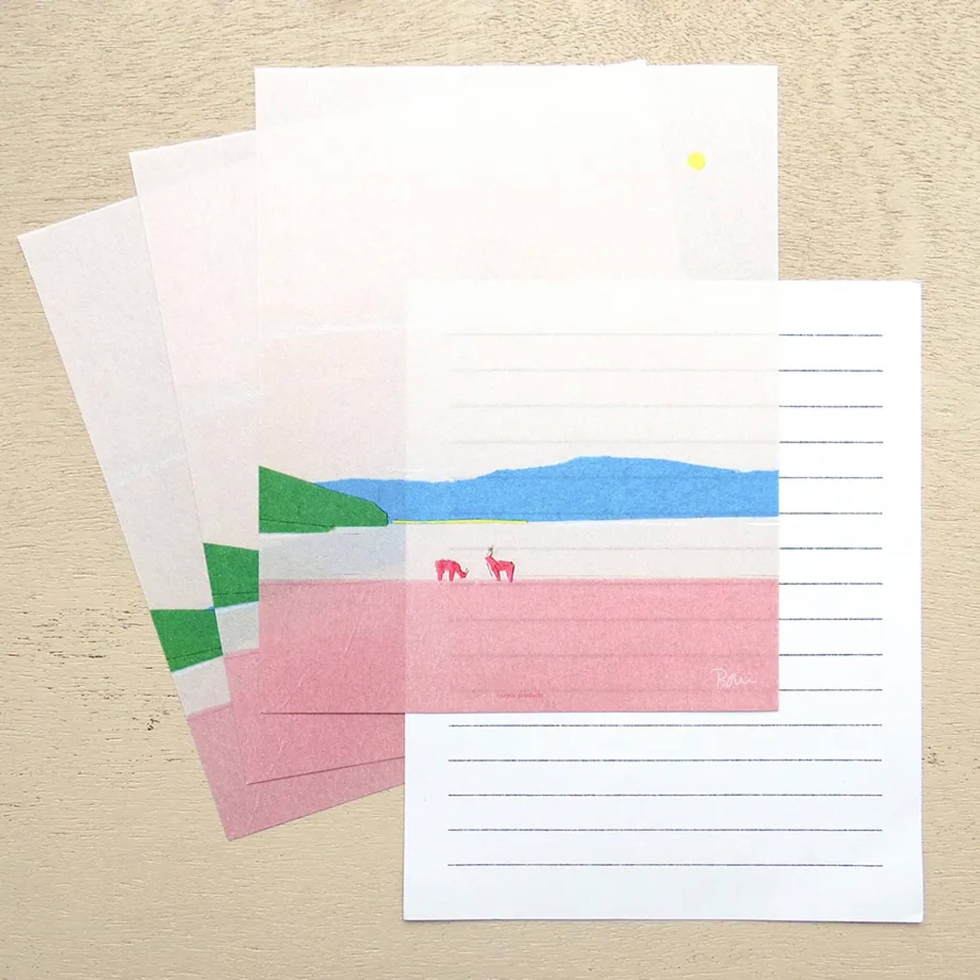 Cozyca Letter Set - Lakeside - Letter Writing Sets