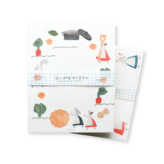 Cozyca Letter Set - Let's Make Soup - Letter Writing Sets