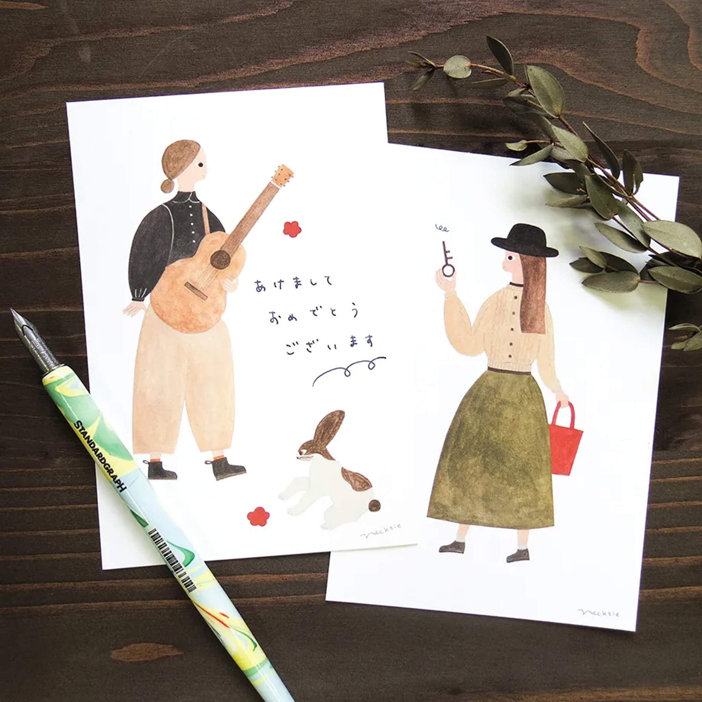 Cozyca Postcard Set - Guitar - Postcards