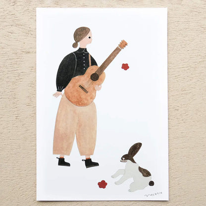 Cozyca Postcard Set - Guitar - Postcards