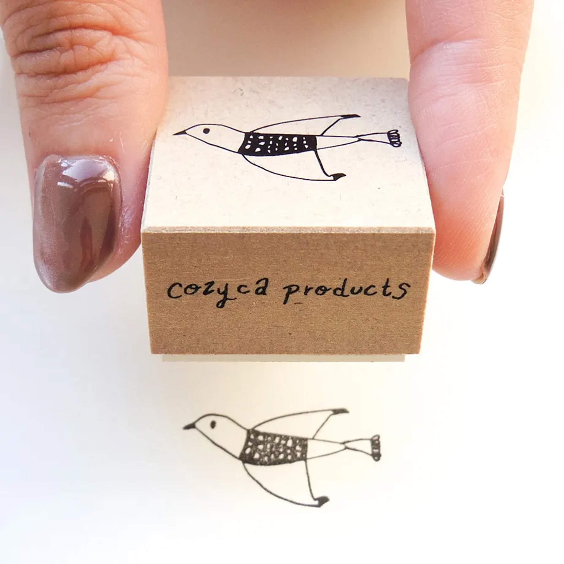 Cozyca Rubber Stamp - Birdplane - Rubber Stamps