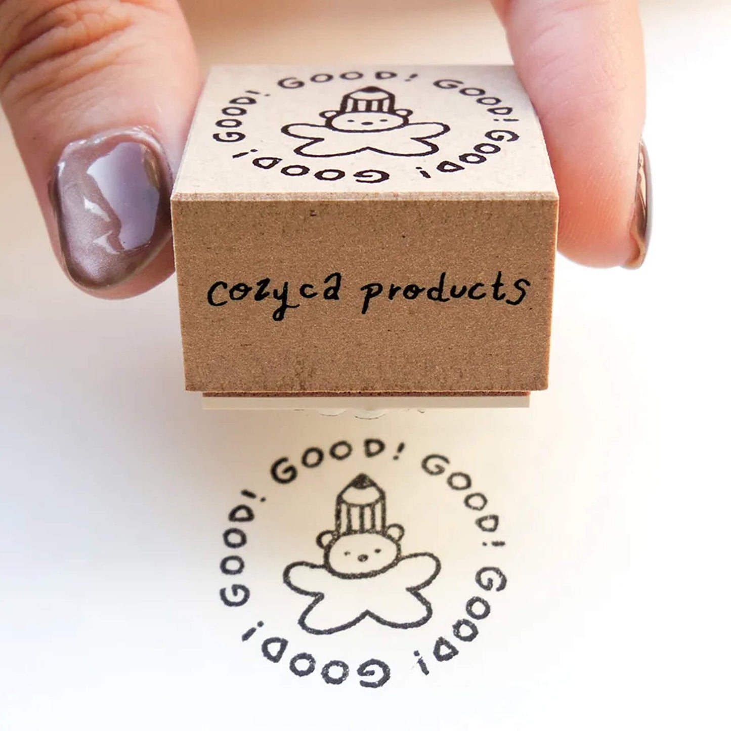 Cozyca Rubber Stamp - GOOD! - Rubber Stamps