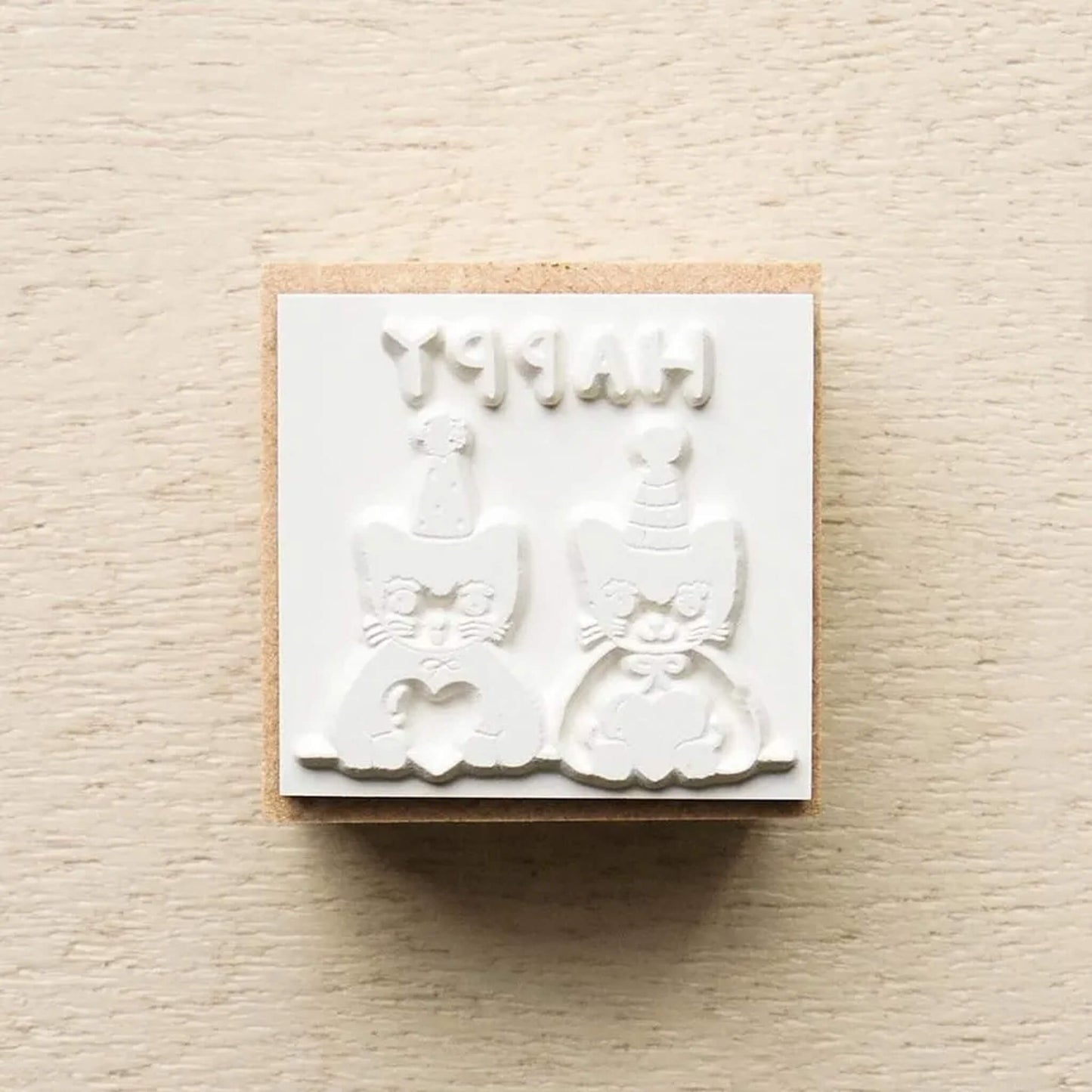 Cozyca Rubber Stamp - HAPPY - Rubber Stamps