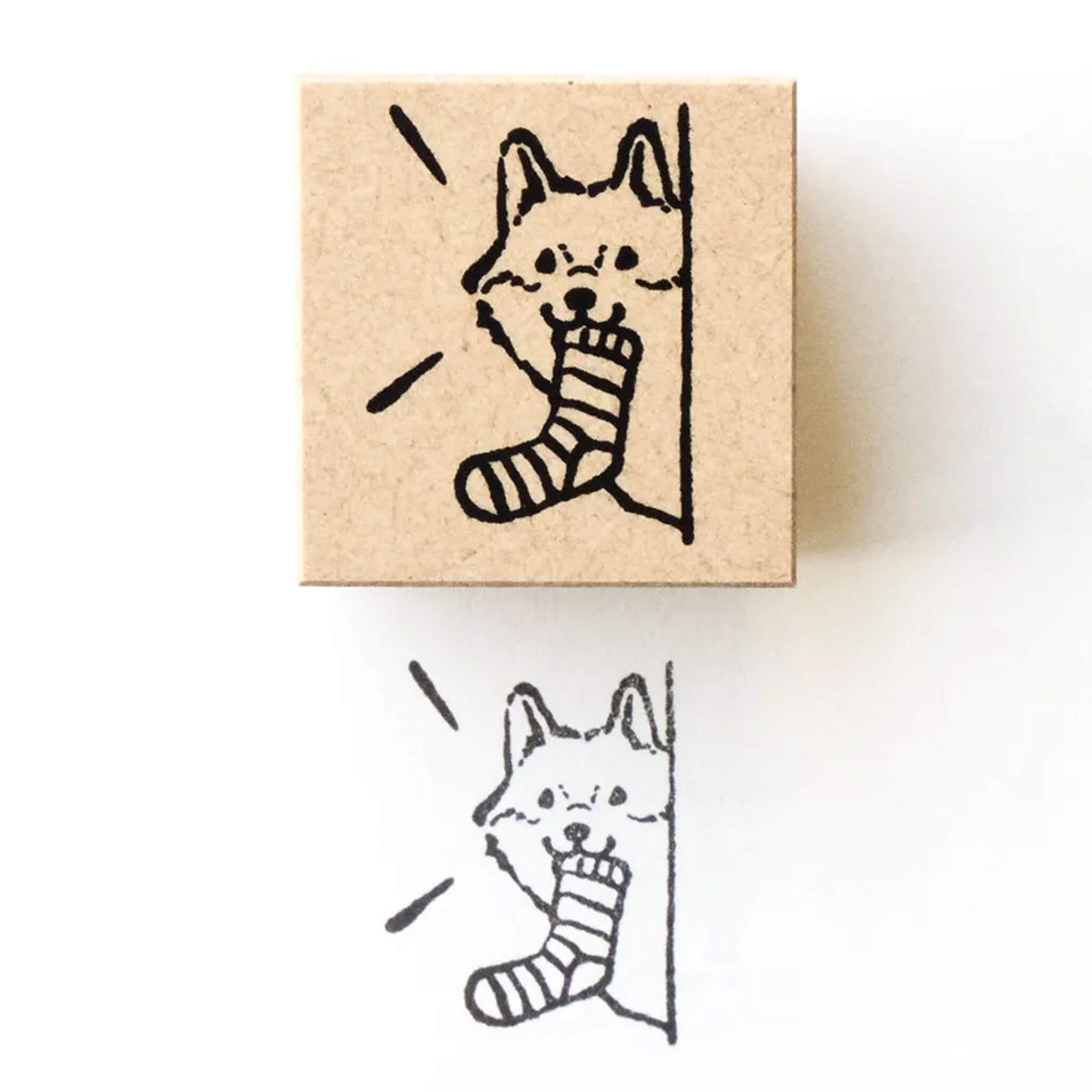 Cozyca Rubber Stamp - Mischievous Dog - Rubber Stamps