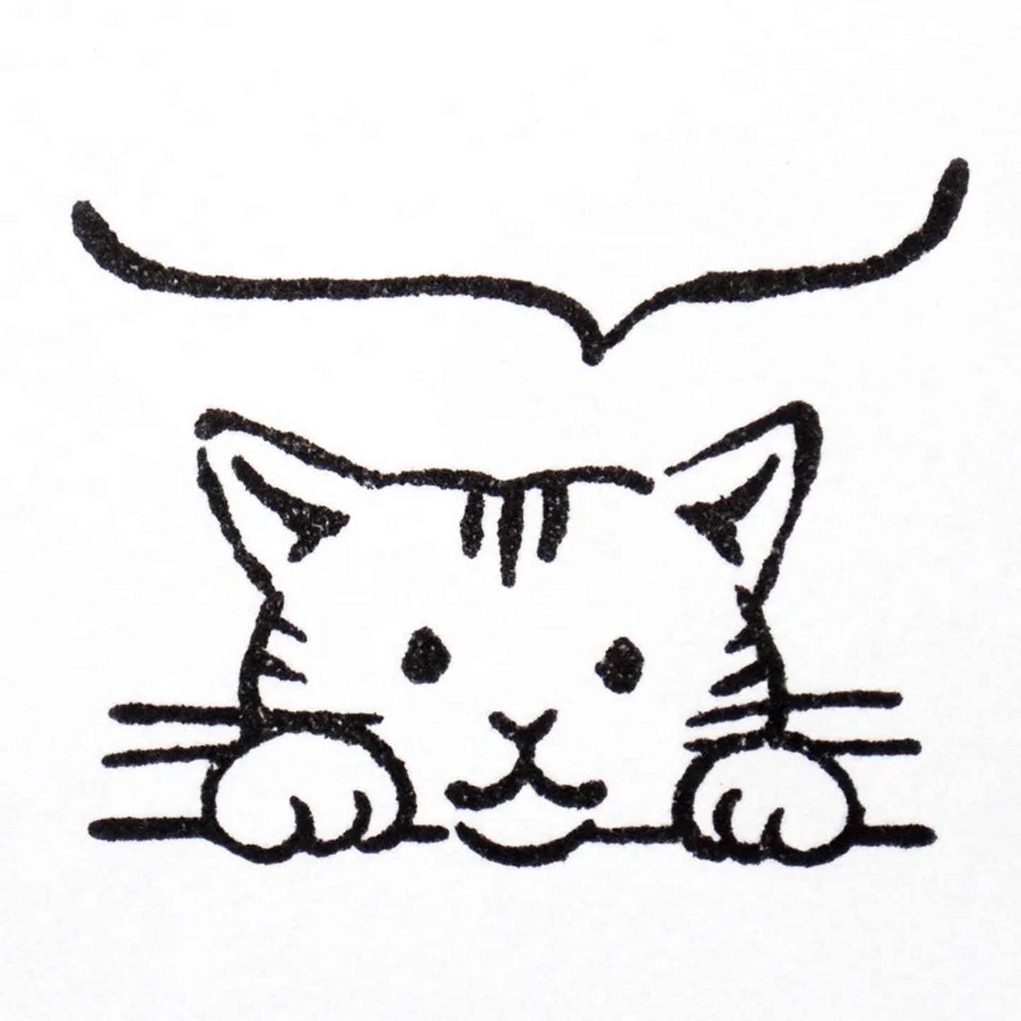 Cozyca Rubber Stamp - Mumbling Cat - Rubber Stamps