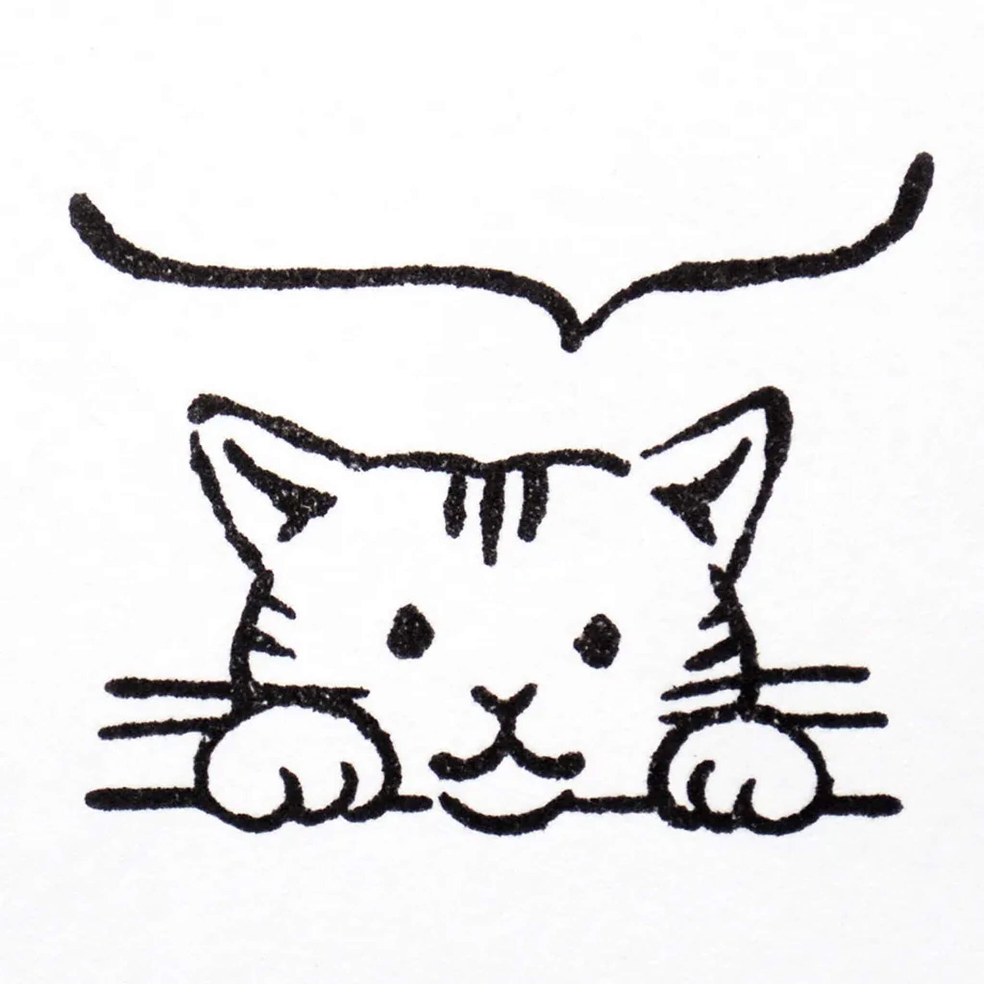 Cozyca Rubber Stamp - Mumbling Cat - Rubber Stamps