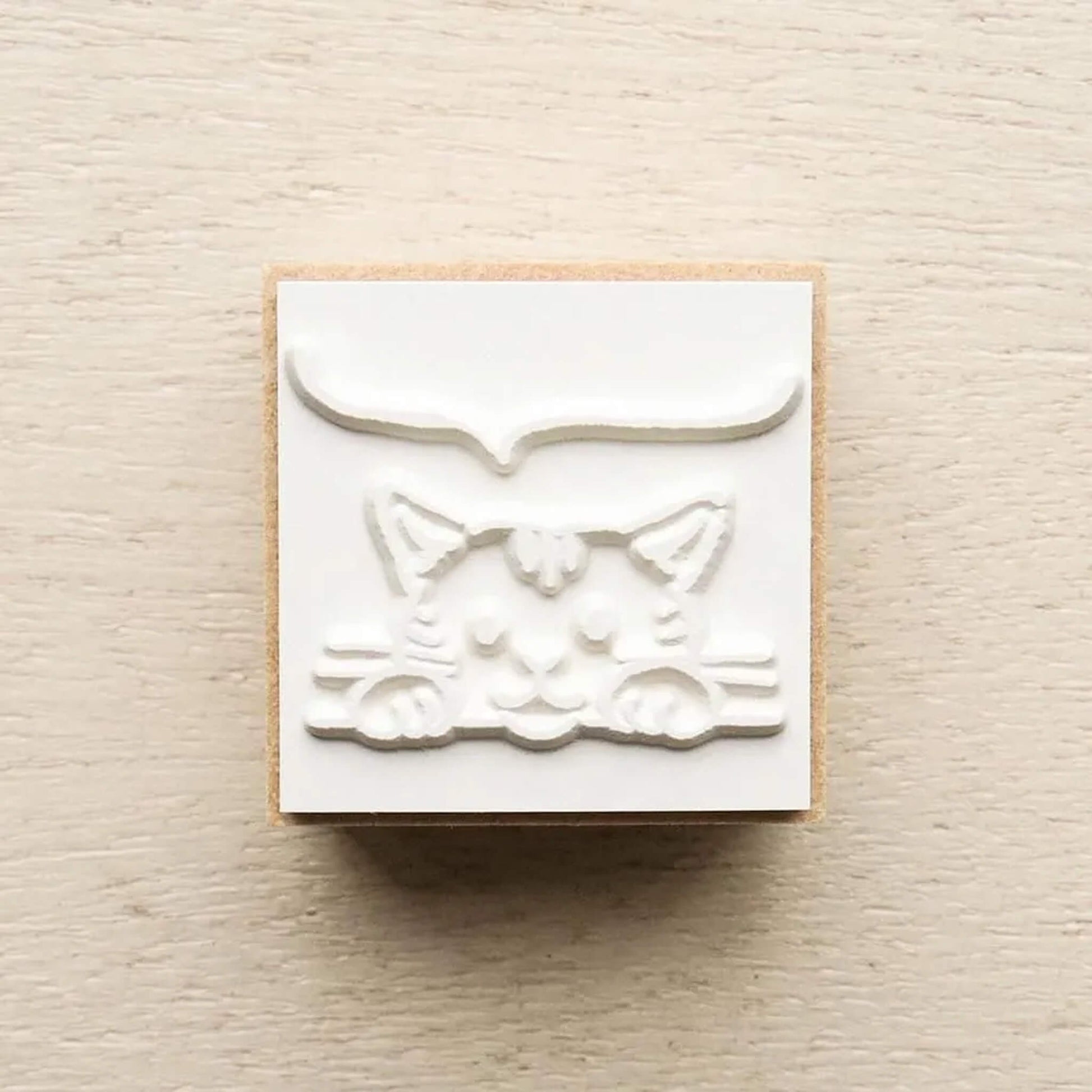 Cozyca Rubber Stamp - Mumbling Cat - Rubber Stamps