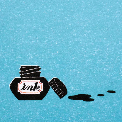 Cozyca Stamp Notebook A6 - Kuroneko Notebook - Notebooks