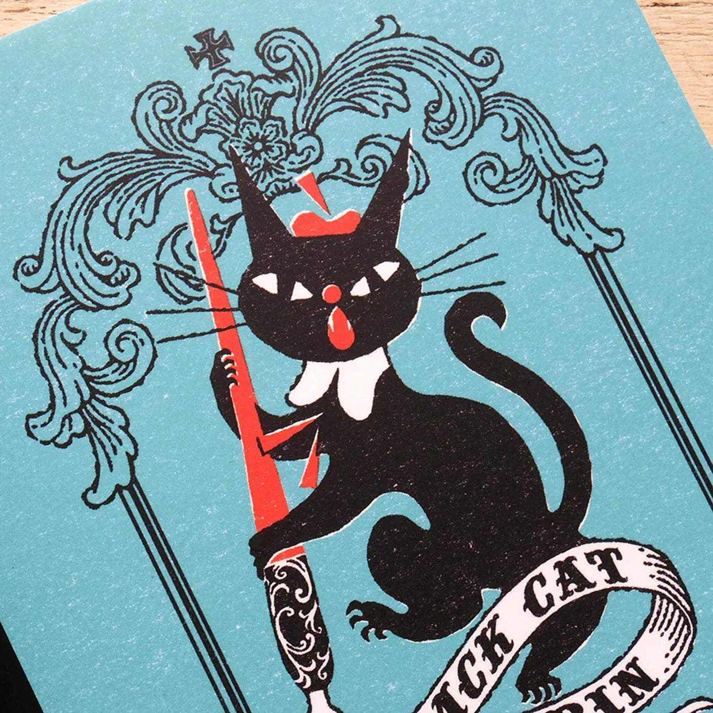 Cozyca Stamp Notebook A6 - Kuroneko Notebook - Notebooks