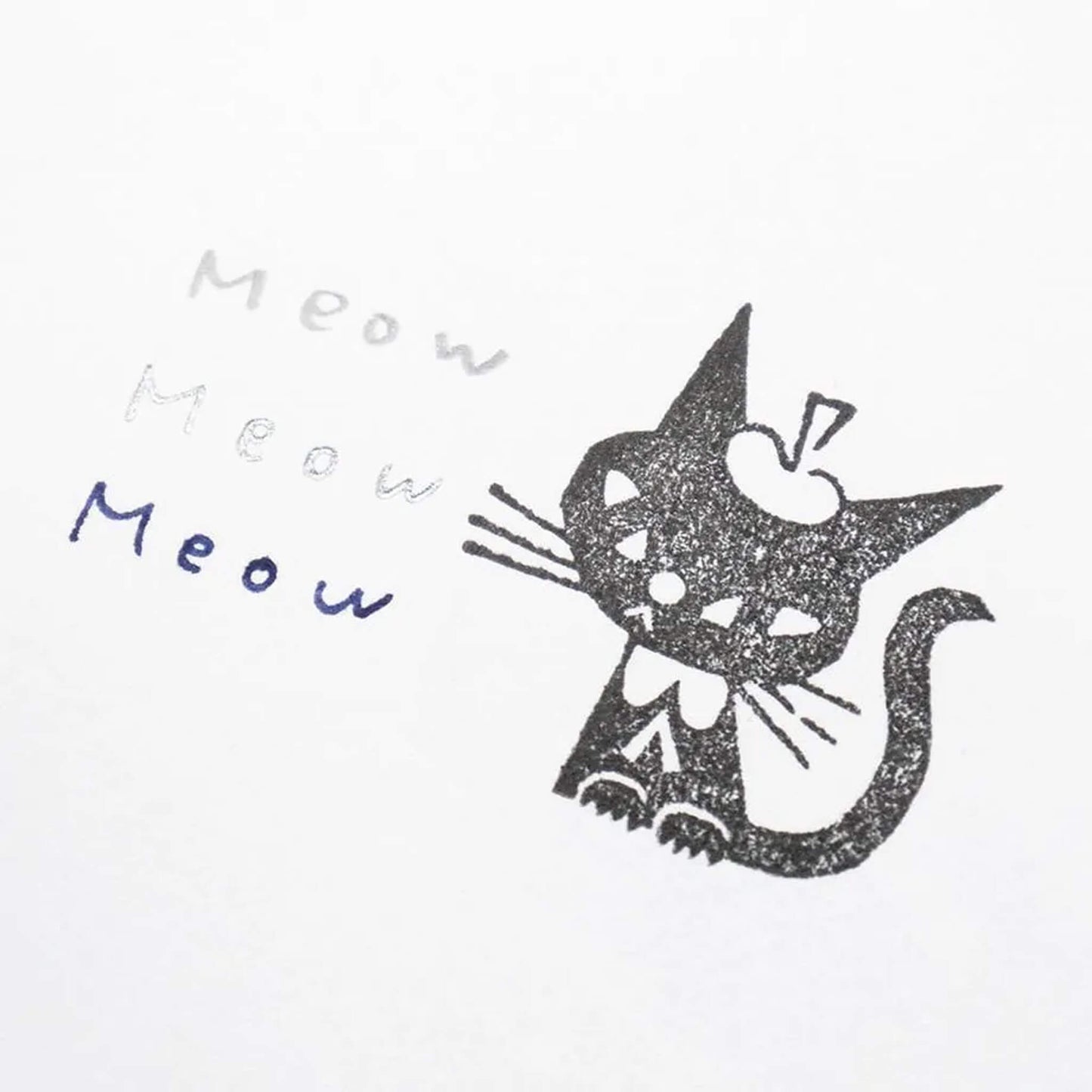 Cozyca Stamp Notebook A6 - Kuroneko Notebook - Notebooks