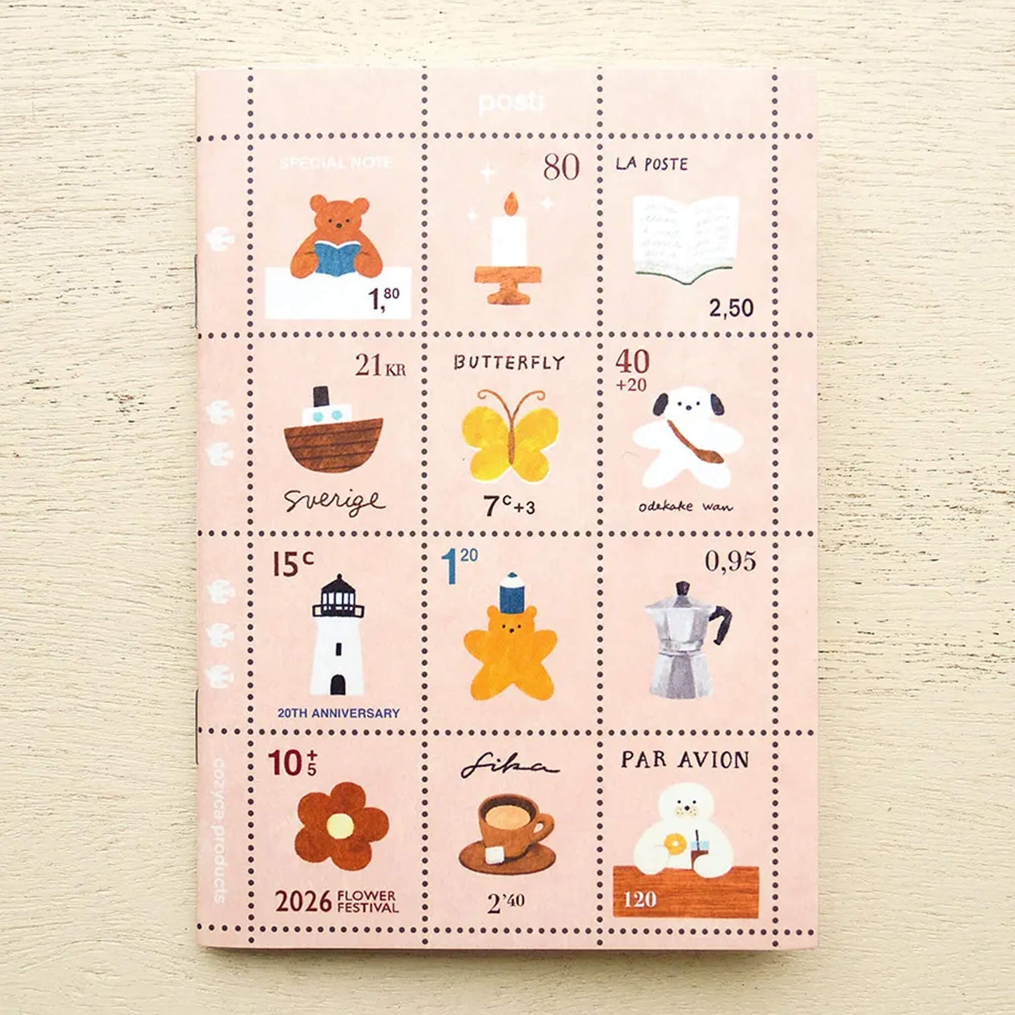 Cozyca Stamp Notebook A6 - Tiny Note - Notebooks