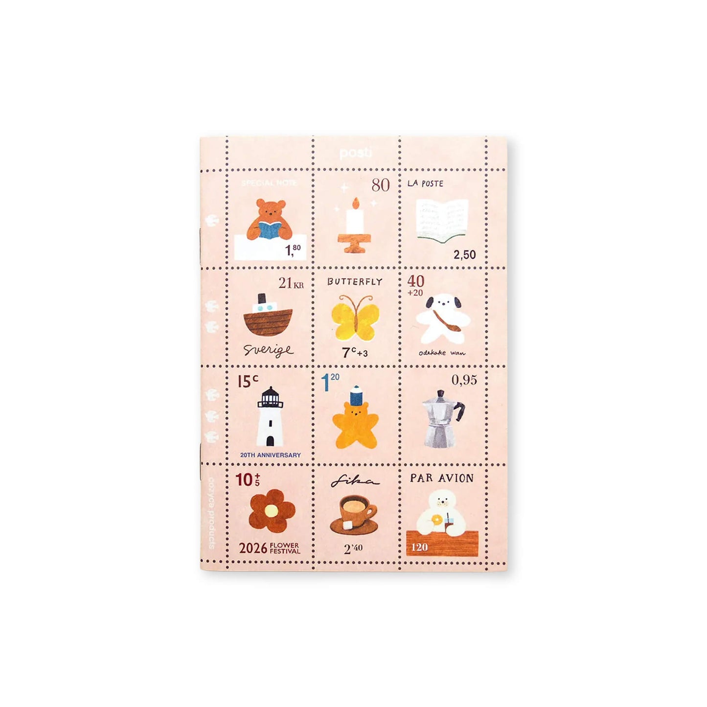 Cozyca Stamp Notebook A6 - Tiny Note - Notebooks