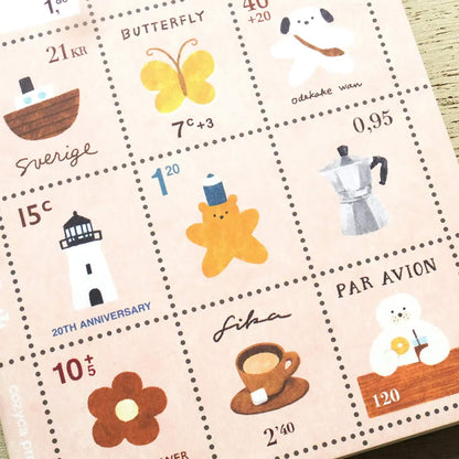 Cozyca Stamp Notebook A6 - Tiny Note - Notebooks