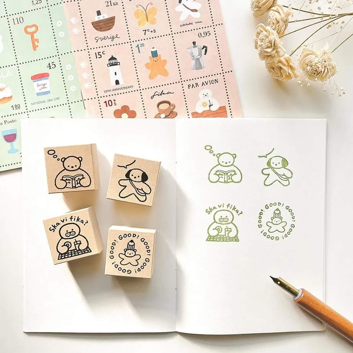 Cozyca Stamp Notebook A6 - Tiny Note - Notebooks