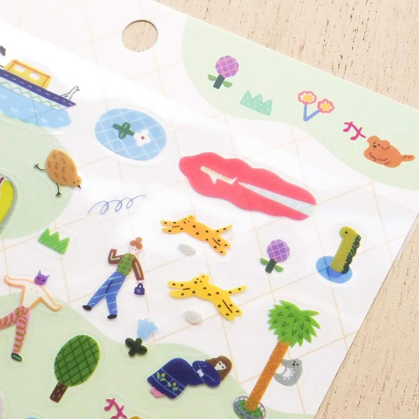 Cozyca Sticker Seal - A Day in the City - Sticker Sheets