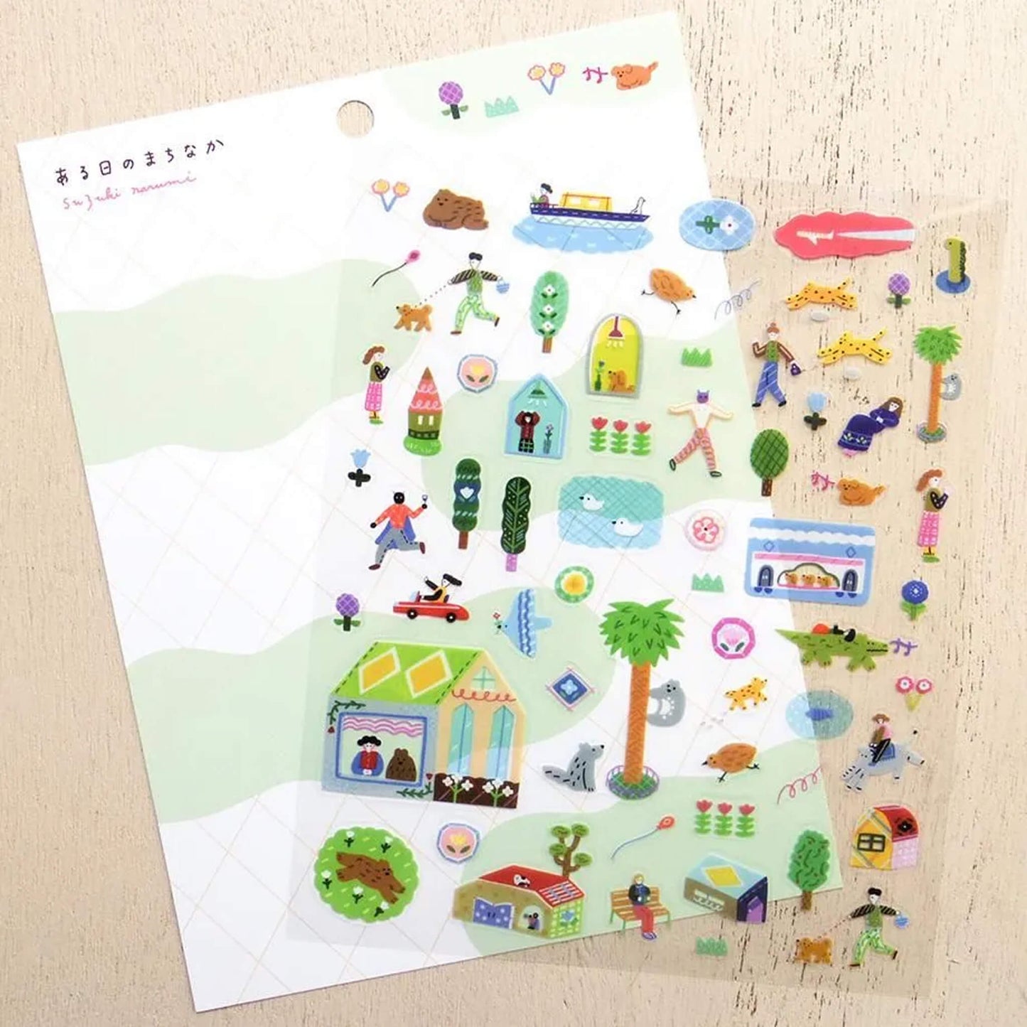 Cozyca Sticker Seal - A Day in the City - Sticker Sheets