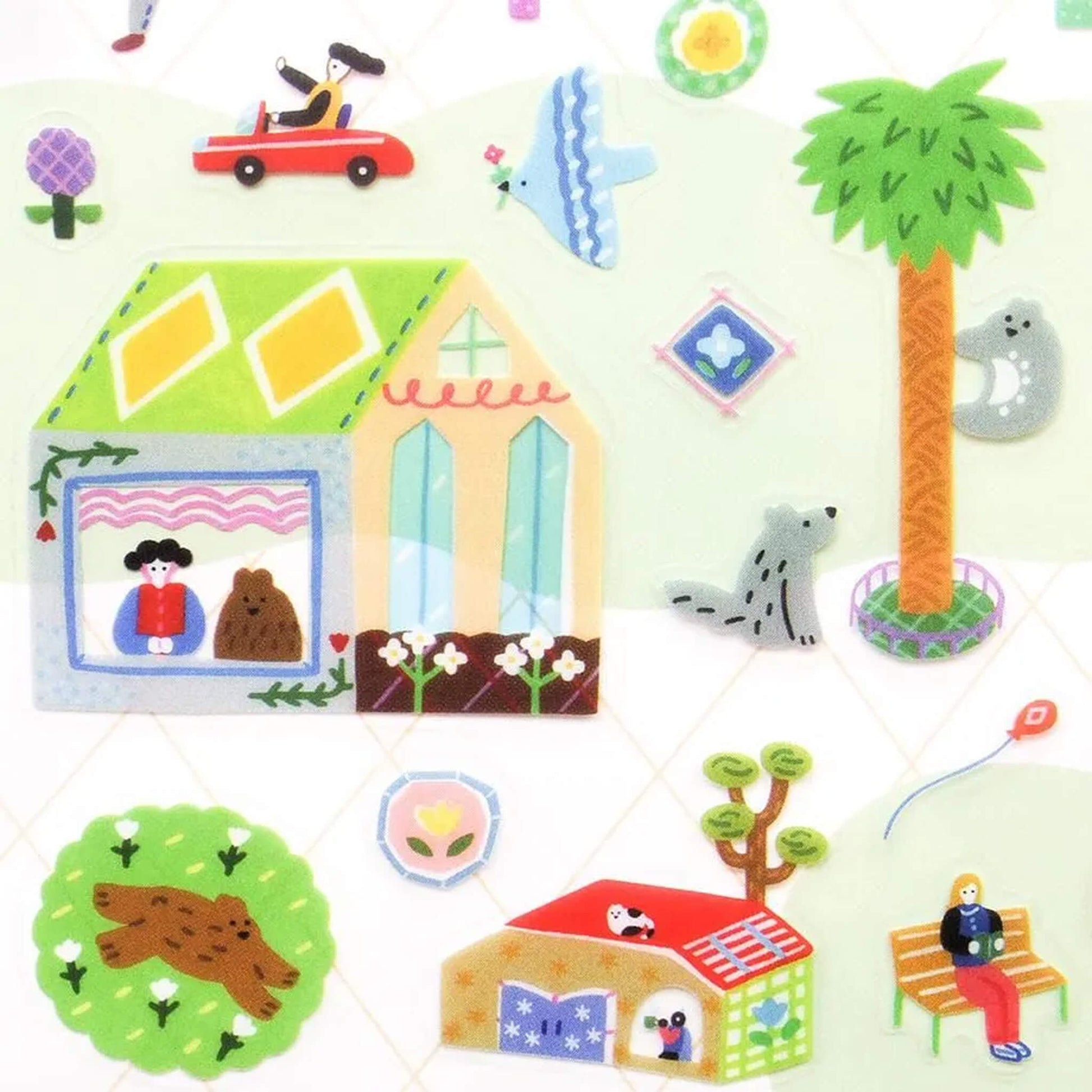 Cozyca Sticker Seal - A Day in the City - Sticker Sheets