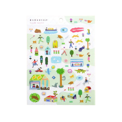 Cozyca Sticker Seal - A Day in the City - Sticker Sheets