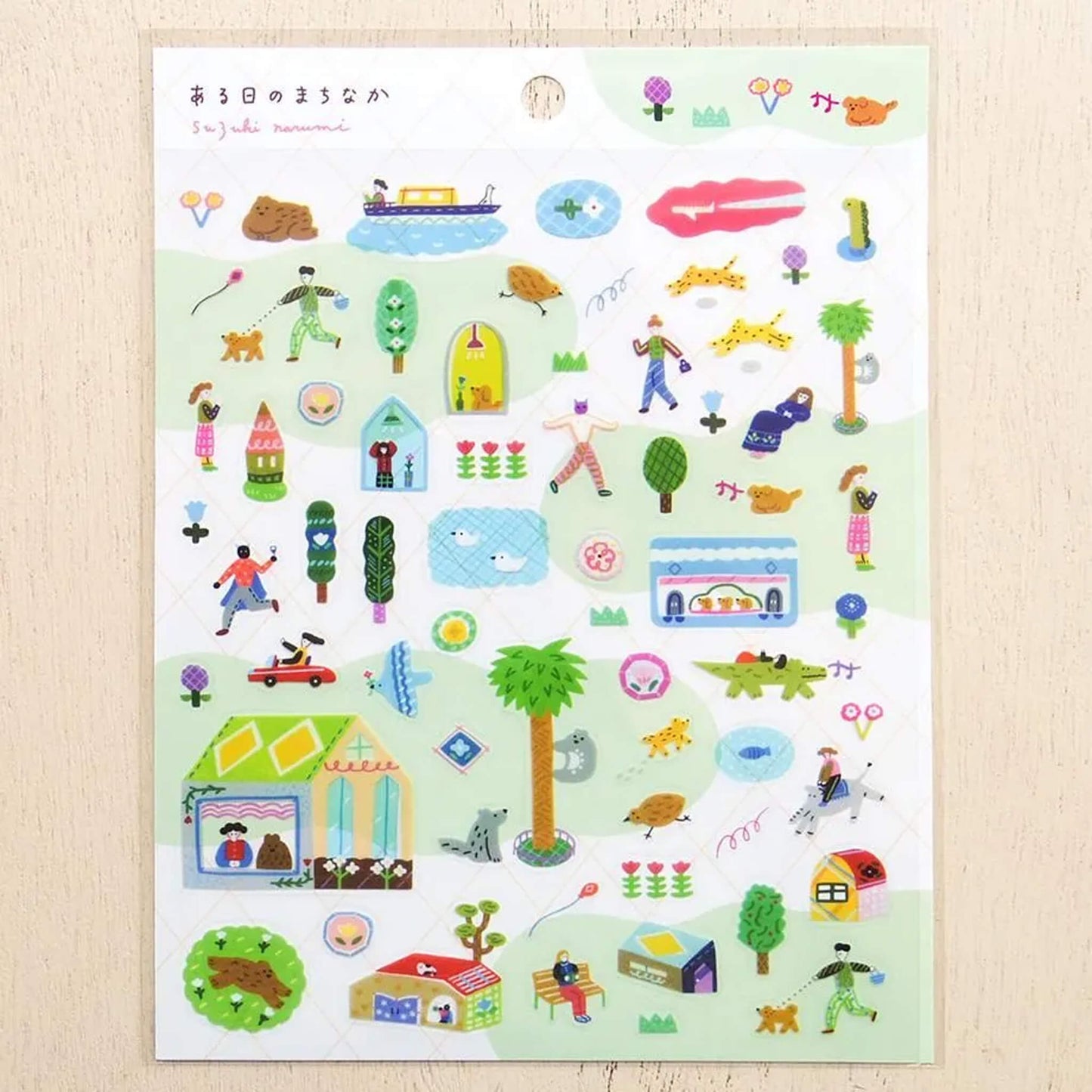 Cozyca Sticker Seal - A Day in the City - Sticker Sheets
