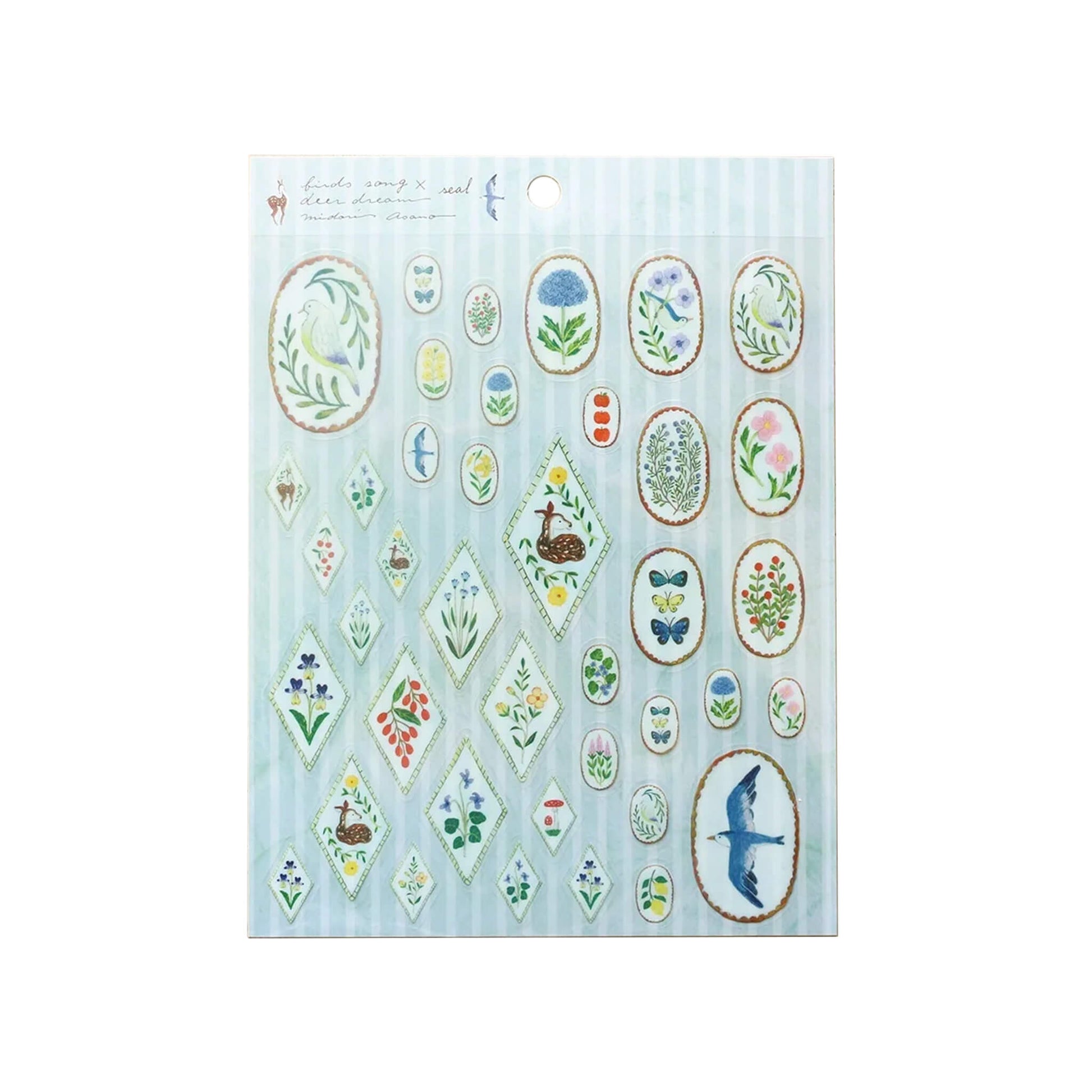 Cozyca Sticker Seal - Brids Song & Deer Dream - Sticker Sheets