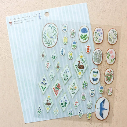 Cozyca Sticker Seal - Brids Song & Deer Dream - Sticker Sheets