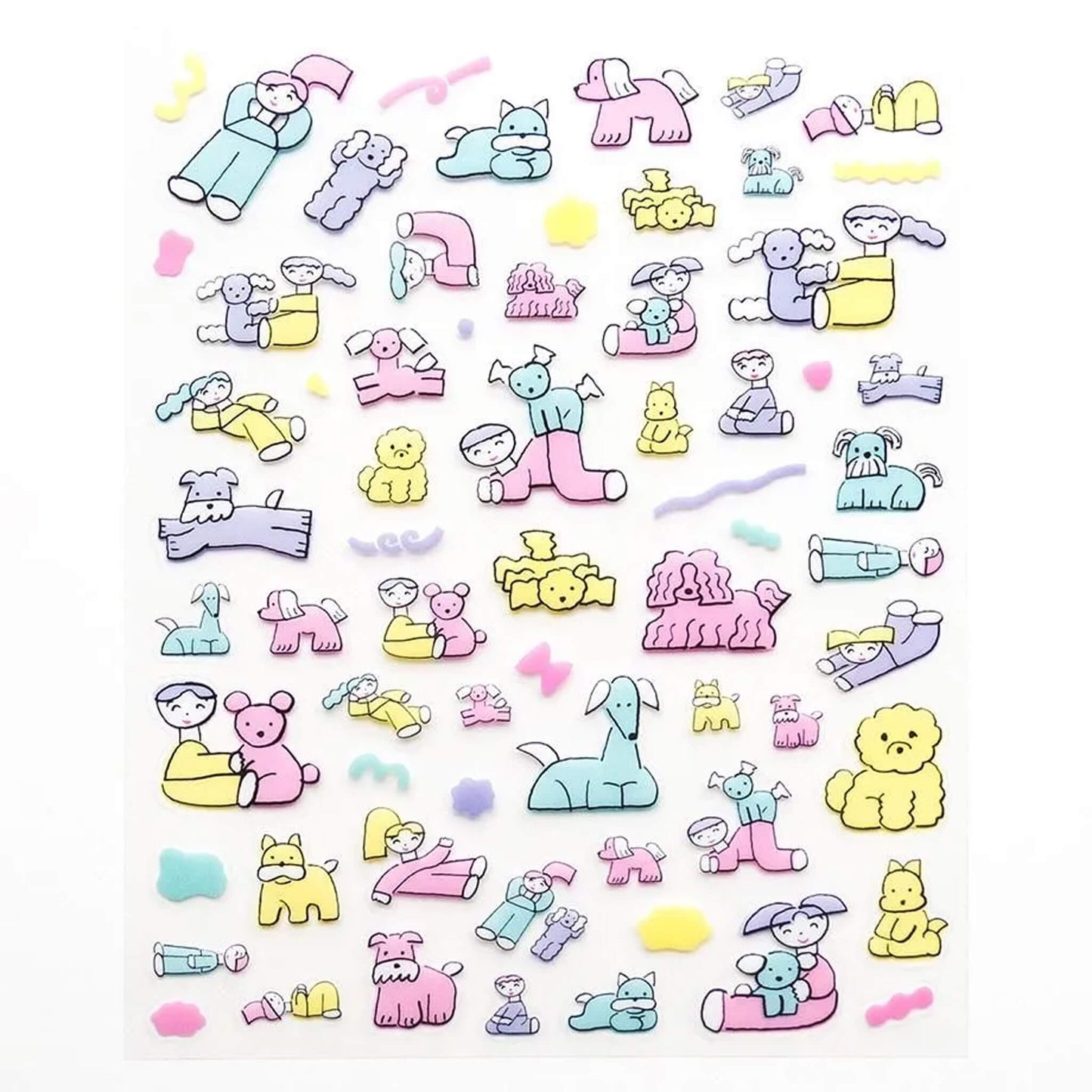 Cozyca Sticker Seal - Easy Days with a Dog - Sticker Sheets