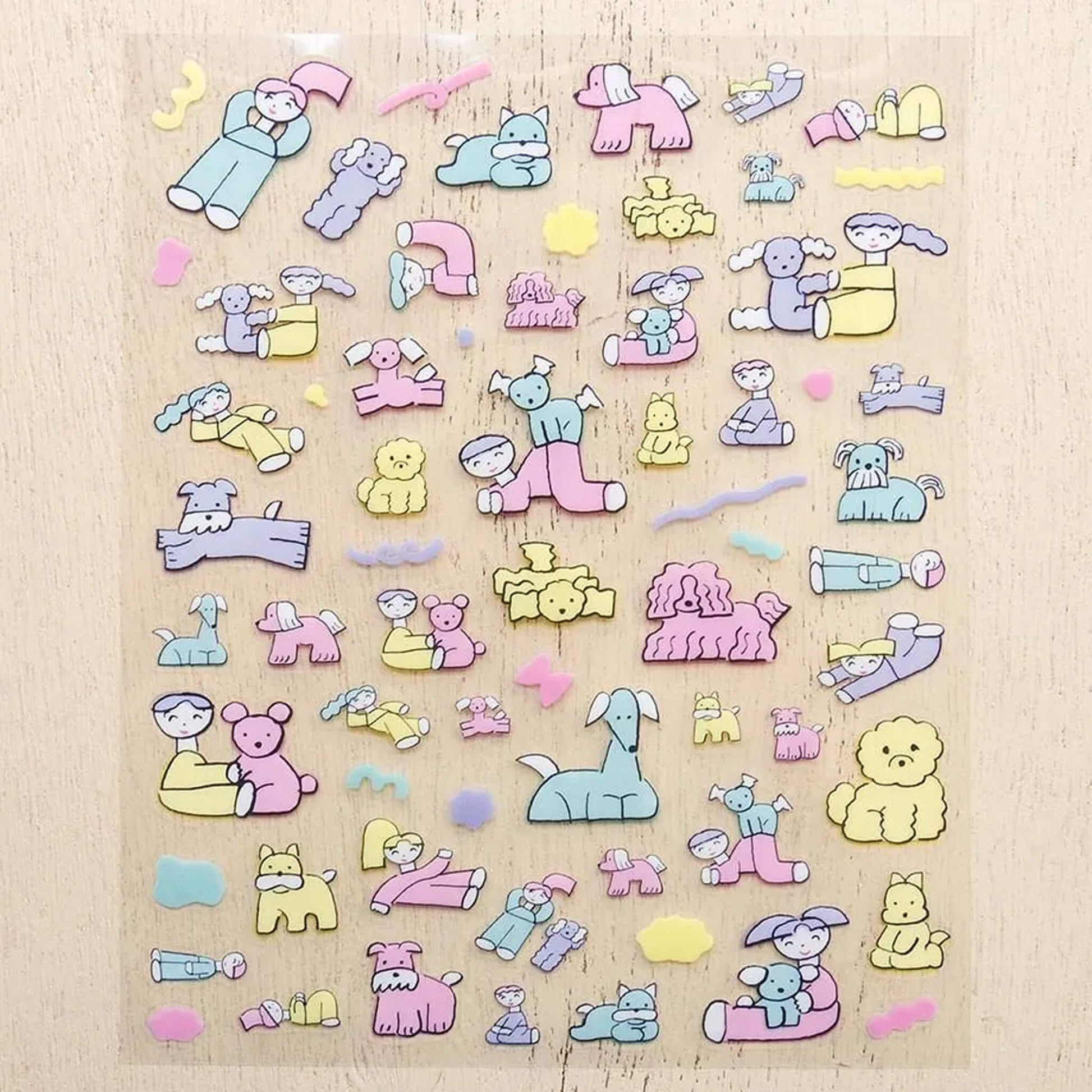 Cozyca Sticker Seal - Easy Days with a Dog - Sticker Sheets