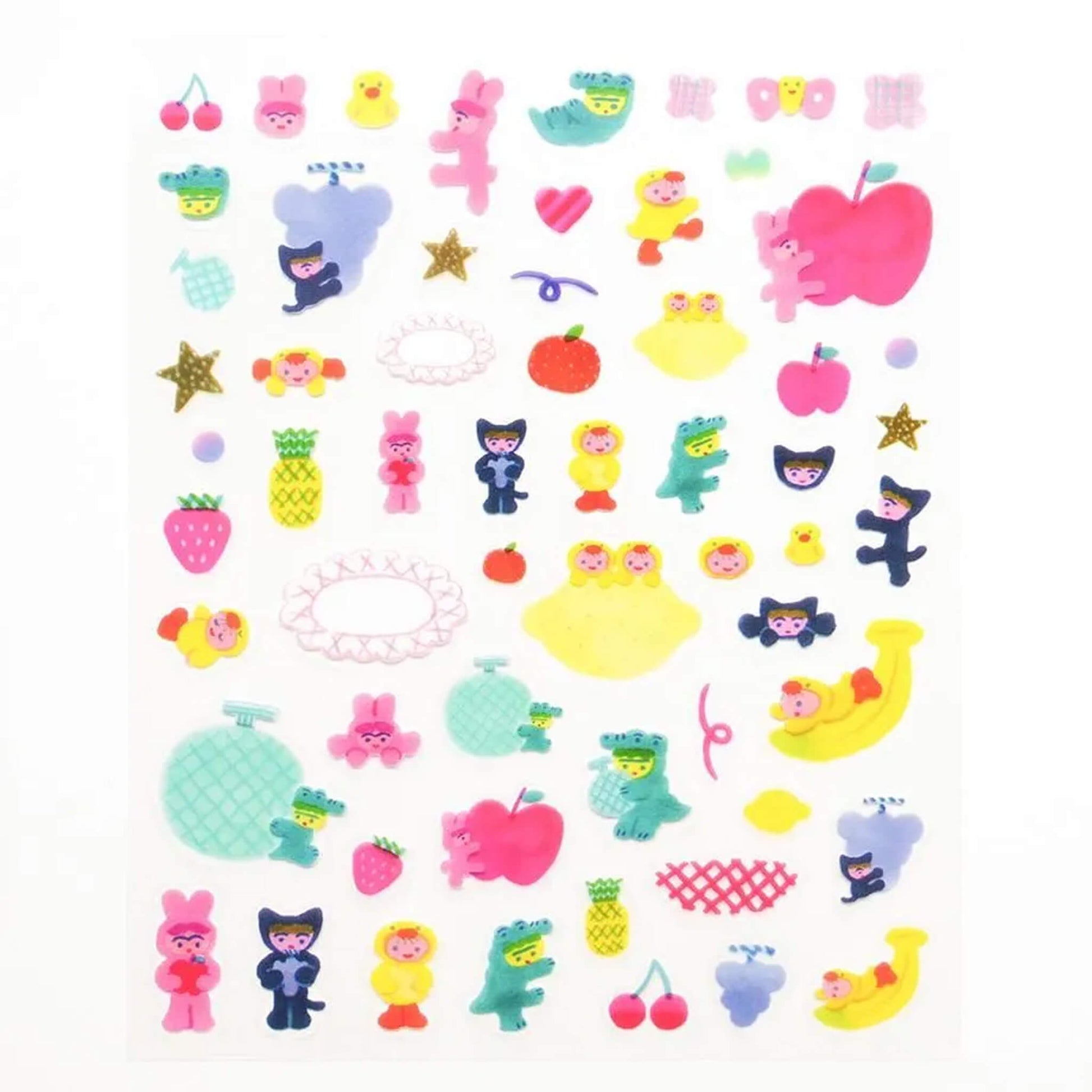 Cozyca Sticker Seal - Fruits - Sticker Sheets