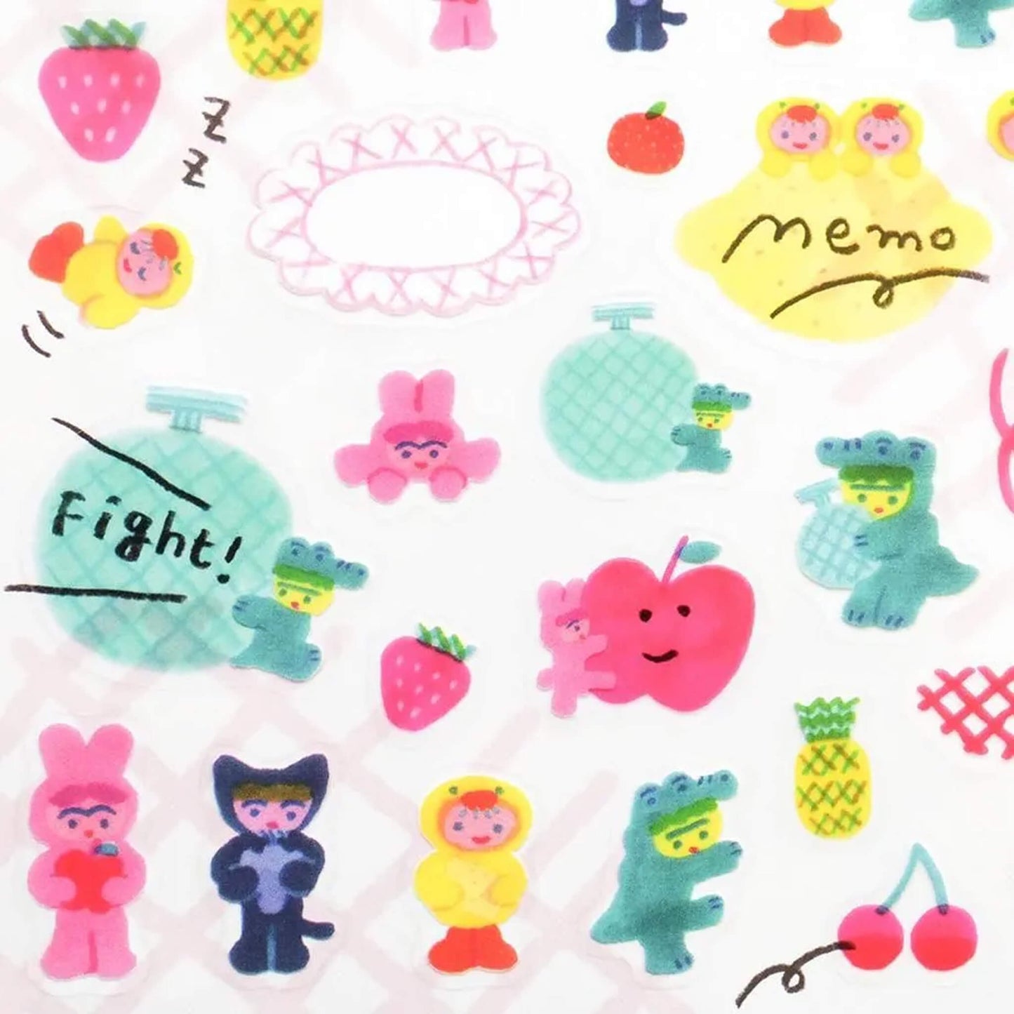 Cozyca Sticker Seal - Fruits - Sticker Sheets