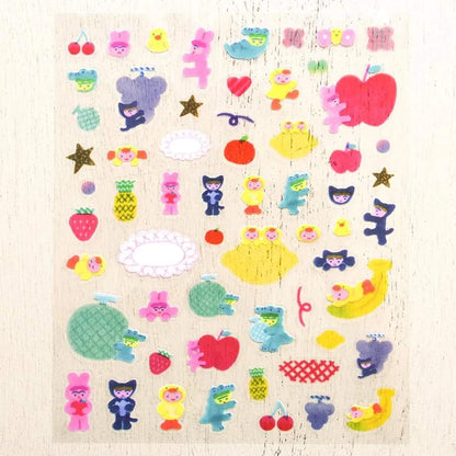 Cozyca Sticker Seal - Fruits - Sticker Sheets