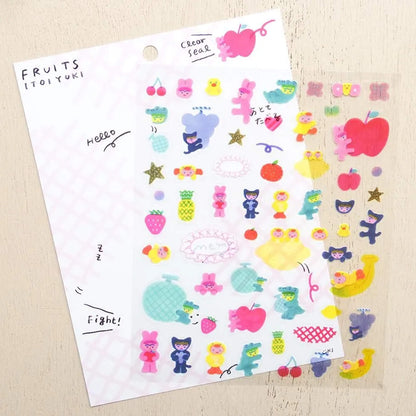 Cozyca Sticker Seal - Fruits - Sticker Sheets