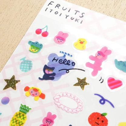 Cozyca Sticker Seal - Fruits - Sticker Sheets