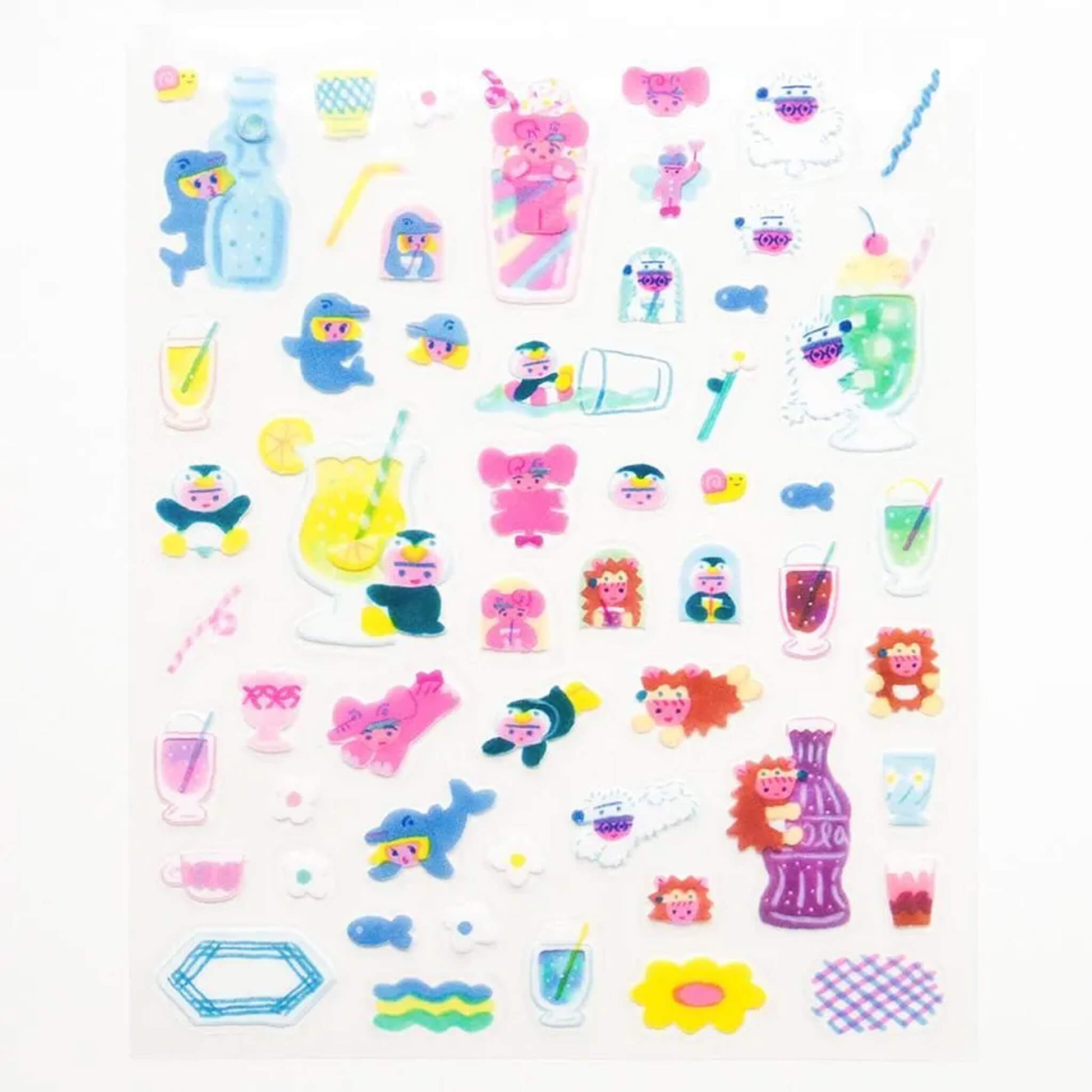 Cozyca Sticker Seal - Juice - Sticker Sheets