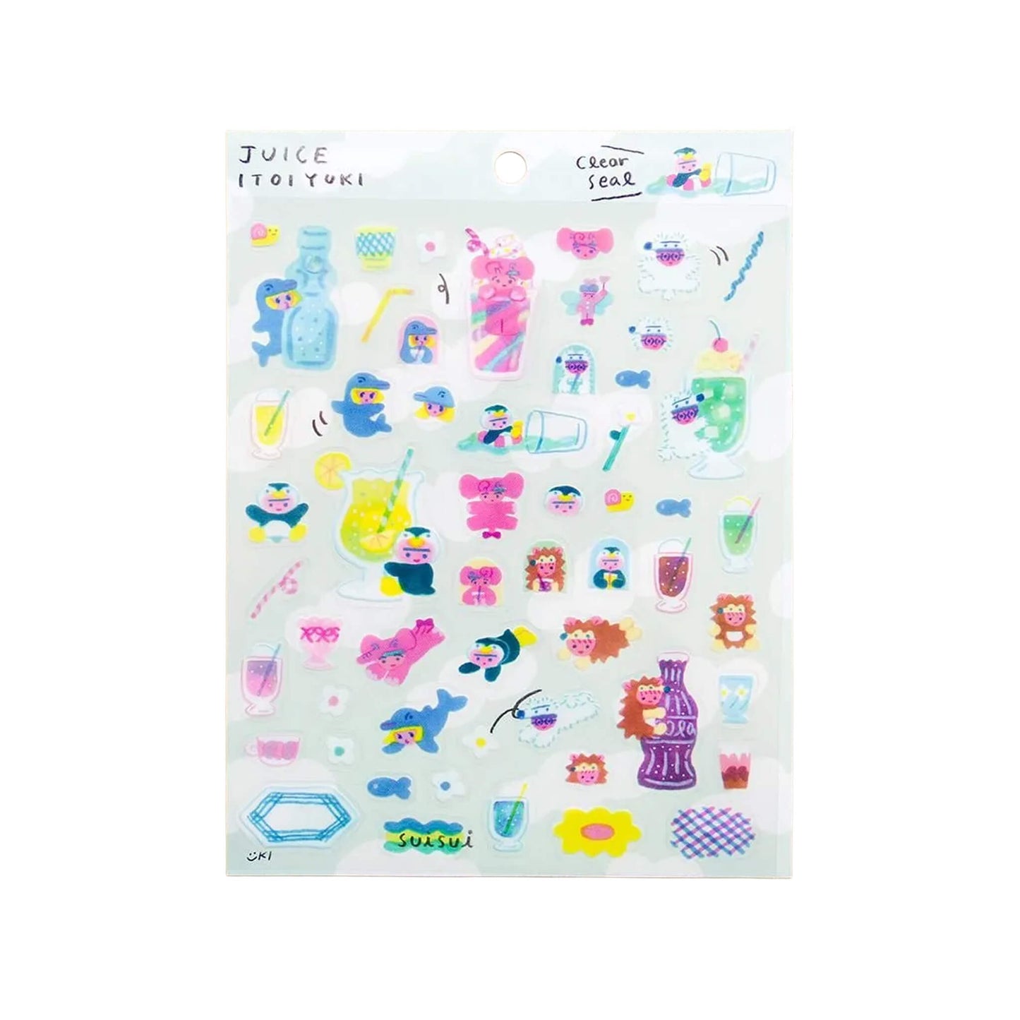 Cozyca Sticker Seal - Juice - Sticker Sheets