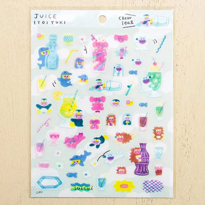 Cozyca Sticker Seal - Juice - Sticker Sheets