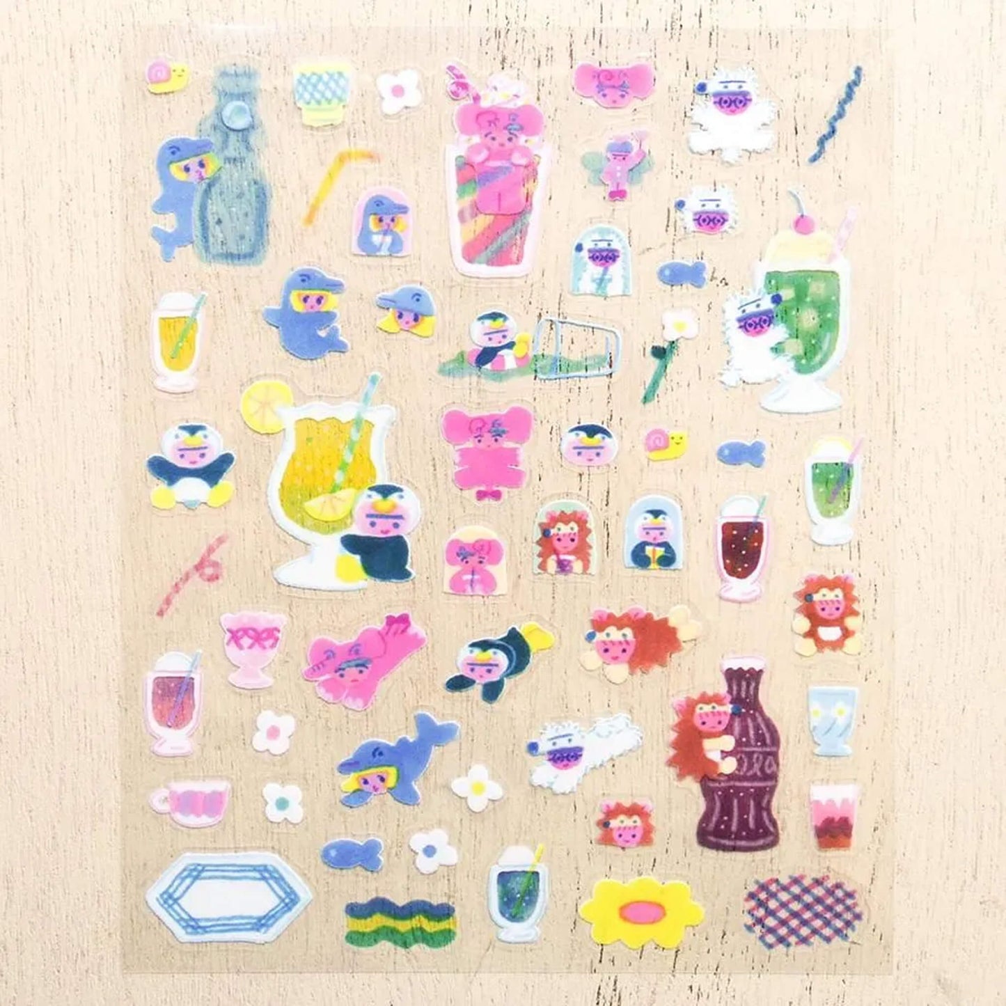 Cozyca Sticker Seal - Juice - Sticker Sheets