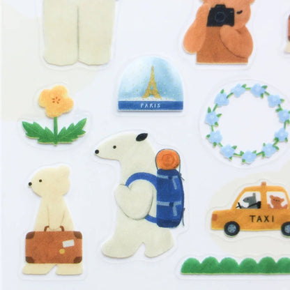 Cozyca Sticker Seals - Let's Go on a Trip - Sticker Sheets