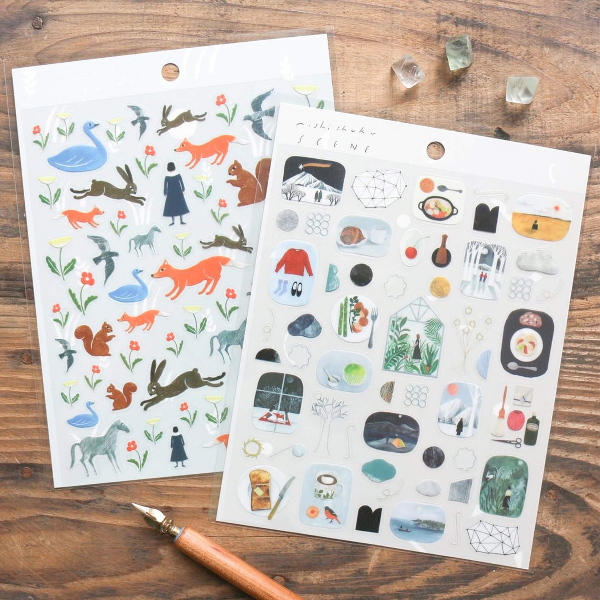 Cozyca Sticker Seals - Scene - Sticker Sheets