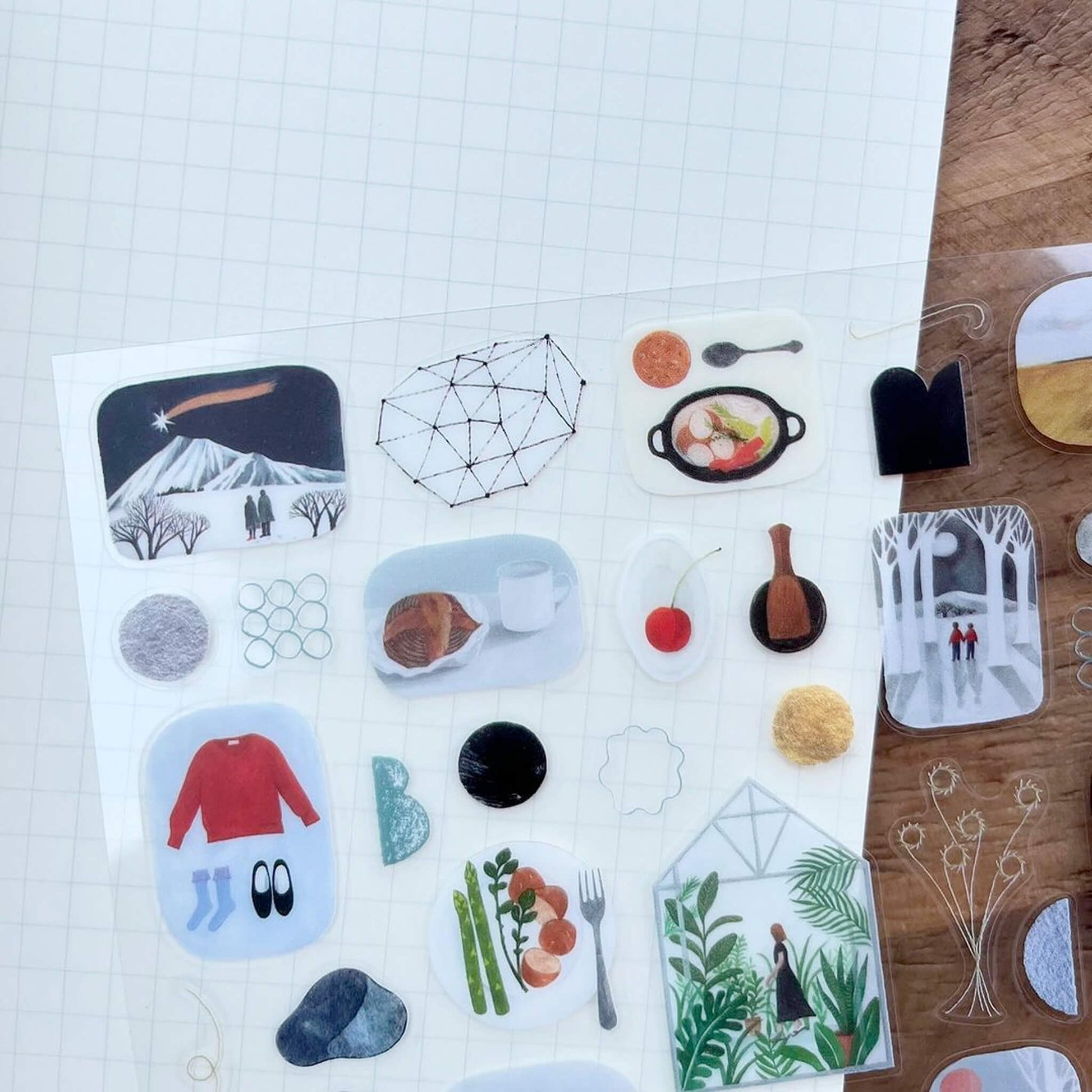 Cozyca Sticker Seals - Scene - Sticker Sheets