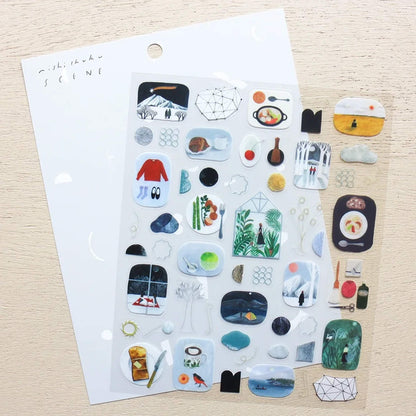 Cozyca Sticker Seals - Scene - Sticker Sheets